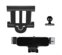 Soporte de teléfono para rejilla de ventilación de coche para CX-90 (2024-2025), soporte de salida de CA de consola central de ABS, diseño de clip con rotación de 360° y SE