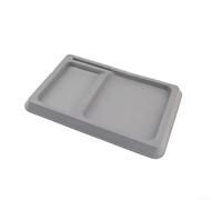 Soporte de teléfono para salpicadero de barco con regla de pescado, construcción robusta de EVA, diseño de 2 compartimentos para llaves y gafas de sol (bandeja)