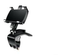Soporte de teléfono para salpicadero de coche, soporte de clip giratorio de 360 grados para navegación GPS, apto para teléfonos inteligentes de 3 a 7 pulgadas, color negro