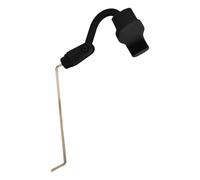 Soporte de teléfono para saxofón con base de aleación resistente y rotación de 360 grados para ver partituras durante la abrazadera universal de teléfono para reproductor de latón