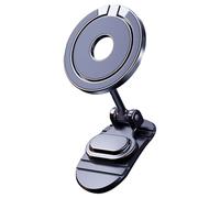 Soporte De Teléfono Para Tablero - Soporte Magnético Universal Del Coche, Mango Plegable Ajustable, Accesorio Portátil Compacto, Soporte Sólido Y Con Construcción Segura | Smartphone