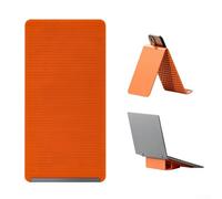 Soporte de teléfono resistente pero flexible con flexibilidad de silicona y rigidez de aluminio para un soporte fiable en múltiples escenarios de uso (naranja)