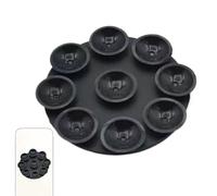 Soporte De Téléphone En Silicona Avec Ventouse Prise En Main Antidérapante Poignée De Maintien Rotative Et Réutilitable Pour Smartphone Support Portable Pour Bureau Voiture Maison Voyage Accessoire