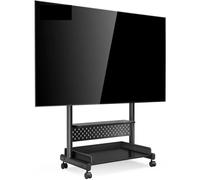 Soporte De Televisión Soporte De TV Rodante para Televisores 40 A 85 Pulgadas, con Ruedas, Universal Móvil Alto Estante, Ajuste Altura para Sala De Estar(B)