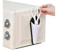 Soporte de tijeras de cocina - 7.36 pulgadas ABS magnético de almacenamiento, estuche organizador para extraíble, drenaje transpirable con diseño de montaje en superficie resistente | Utensilio de