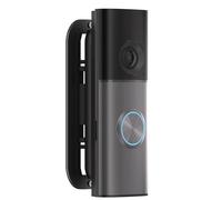Soporte de timbre ajustable compatible con Ring Battery Video Doorbell 2ª Gen/Plus/Pro & Ring Wired Video Doorbell Pro, soporte de ángulo izquierdo y derecho de 35° con almohadilla adhesiva y