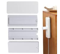 Soporte de tira de alimentación, soporte adhesivo portátil sin perforación, soporte de fijación de enchufe para empresa, sala de estar, mandos a distancia, dormitorio, dispositivos domésticos, cables