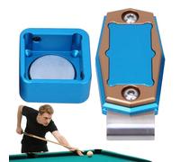 Soporte de Tiza para Tacos de, pequeña, Ligera, Clip Duradero de Aluminio, Herramienta de magnética con Accesorio de Tiza Seguro, Deportes de Taco para Jugadores Profesionales