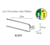 Soporte De Toalla De Doble Brazo Giratorio De Metal Cromado