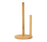 Soporte De Toalla De Papel De Madera, Porta Rrollos De Papel Cocina Madera, Portarrollos para Papel De Cocina De Pie con Base Antideslizante, Portarrollos Vertical, para Cocina, Sala, Baño