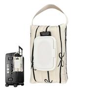 Soporte De Toallitas De Viaje: Bolsa De Toallita Portátil, Bolsa De Toallas Húmedas | Organizador De Bebé Con Cinta De, Cubierta De Tapa De Chanche Para El Cambio De Pañales Y El Almacenami