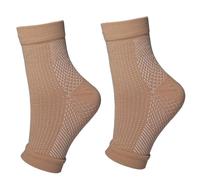Soporte de Tobillo 1 par de calcetines for fascitis Plantar for mujeres y hombres, manga compresión for pies con soporte for arco tobillo, alivio del dolor en el talón(1Pair-Beige2,L/XL)