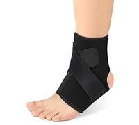 Soporte de tobillo Apoyo de fuerza Estabilizador para hombres y mujeres, Neopreno ajustable Compresión del pie Wrap Brace para esguince de tobillo, artritis, tensión, fatiga 1 pieza