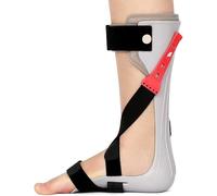 Soporte de tobillo y pie ajustable con caída estabilizador for flácido movimiento dorsiflexión(Left,Small)
