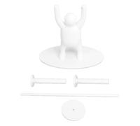 Soporte de tocador de Pesas Divertidos plástico en 3D Estampado de Papel higiénico en pie para decoración del baño