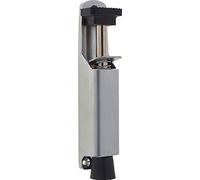 Soporte de Tope de Puerta Retenedor Puerta Sujeta Puerta de Cromo Satinado de 180 mm