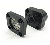Soporte de tornillo fijo FKFF10/FK12FF12/FKFF15/FKFF20/FKFF25/FKFF30F, rodamiento lineal for husillo bolas SFU(FK25)