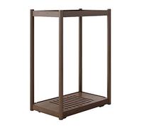 Soporte de torre for PC de 2 niveles, soporte for CPU móvil con ruedas giratorias invisibles, soporte de piso for caja de PC con ruedas de madera que se adapta a la mayoría de las cajas de PC ( Color