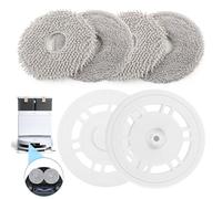 Soporte de Trapeador para Ecovacs Deebot T50/N30/T30 Pro Omni Lavable y Reutilizables Paños de Fregona para Ecovacs Deebot T30S Combo/T30S Combo Complete/T50/T30/N30 Omni Robot Aspirador Accesorios xx