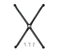 Soporte de trípode de hierro para árboles de Navidad artificiales de 4 a 6 pies de alto con patas plegables y soporte de base de metal para mantener el árbol estable durante toda la temporada (A)