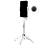 Soporte de trípode de teléfono móvil, basado en Viajes, Stand Selfie Titular del teléfono Extensible | Grabación de vídeo Tripod Tripod de Transmisión Versátil, Permite a Sus Amigos