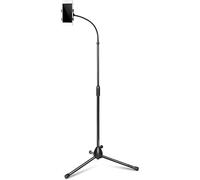 Soporte de trípode for teléfono, soporte de trípode con rotación de 360 °, altura ajustable, soporte de trípode for tableta de suelo for teléfono/tableta de 3,5 a 10,5 pulgadas, con mando a distanci