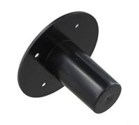 Soporte de trípode para altavoz, altura ajustable, soporte de suelo resistente para monitores de estudio PA, configuración de escenario de DJ, base de plástico negro (C)