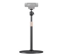 Soporte de trípode para cámara Web para Escritorio de Altura Ajustable y Giratorio de 360° Compatible con Logitech Webcam C922 C930e C920S C920 C615 C960 y BRIO y Otros Dispositivos con Rosca de 1/4