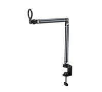 Soporte de trípode para teléfono con múltiples ángulos, base de metal duradera y brazo flexible para redes sociales y hacer videos