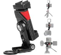 Soporte de Trípode Práctico Rotación de 360º para Teléfono Móvil con Zapata Fría,Soporte de Rosca de 1/4 de Pulgada Compatible con iPhone Galaxy Huawei Xiaomi