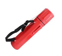 Soporte de tubo de almacenamiento de varilla de soldadura para electrodos de 14 pulgadas con carcasa de ABS resistente y cadena de tapa para evitar errores de colocación