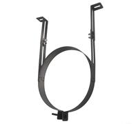 Soporte de tubo de chimenea ajustable de acero inoxidable para tubos de humo de 150 mm de diámetro, soporte de chimenea seguro montado en la pared para sistemas de calefacción (20 cm)