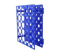 Soporte de tubo de ensayo Soporte de tubos ensayo for centrífuga, soporte dos capas for suministros laboratorio centrífugo 10/15/50ml, 50 enchufes(Blue)