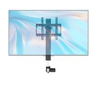 Soporte de TV ajustable con mando a distancia, soporte eléctrico de altura ajustable para TV, soporte de mesa motorizado con protección IP20, ahorra espacio y es seguro para salón, dormitorio, oficina