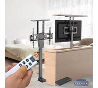 Soporte de TV Ajustable, Elevador motorizado for televisores de 32 a 70 Pulgadas, con Control Remoto, se Puede Ocultar en el gabinete.(710-1610mm 32-57in TV)