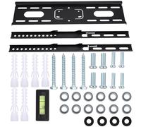 Soporte de TV ajustable para televisores LED, LCD y OLED de 17 a 55 pulgadas con VESA 400 x 400. Estructura de acero resistente que soporta hasta 110