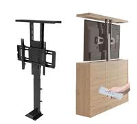 Soporte de TV ajustable, soporte telescópico de elevación eléctrica para TV, soporte motorizado para TV que se puede ocultar en un armario, hasta 60 kg (40-70 pulgadas Tv-710-1610 mm)
