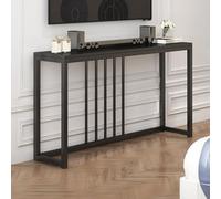 Soporte de TV Alto,Consola Estrecha,Consola De Pedra,Mesa De Entrada Industrial For Entrada,Pasillo,Sala de Estar,Recibidor,Pasillo y Oficina(03,39.4in(100cm))