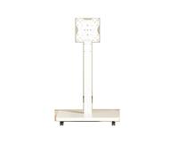 Soporte De TV con Ruedas, For Televisores 10 A 43 Pulgadas Y PC, Carrito Móvil Portátil sobre Soportes Suelo Universales For Instalación Colocación(White)