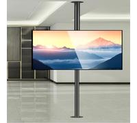 Soporte De TV De Piso - Soporte De Suelo Con Marco Giratorio De 360 Grados, Se Adapta A Pantalla LED De 32-75 Pulgadas Soporte De Techo Para TV Giratorio Con Inclinación Ajustable ( Size : 110-135cm )