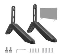 Soporte de TV de sobremesa, Base TV, Soporte, Patas Altura Ajustable, Antideslizantes, Patas Soporte, Soporte Estable, Patas Repuesto, Base