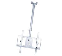 Soporte de TV de techo inclinable ajustable: compatible con televisores de 40 a 55 pulgadas, soporte resistente, capacidad de carga máxima, fácil instalación, soporte universal para un ángulo de