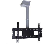Soporte de TV de Techo motorizado con Control Remoto, Elevador eléctrico Ajustable para un ángulo de visión óptimo, solución Que Ahorra Espacio en Salas de Estar y dormitorios.