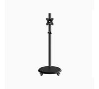 Soporte de TV de Techo, Soporte móvil, Soporte de TV con inclinación Ajustable, podio Universal para Sala de conferencias, Soporte de TV LCD con Marco Giratorio de 360 Grados (Blanco de 14 a