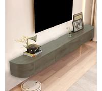 Soporte De TV Flotante Mueble De TV Flotante 120-300cm Entretenimiento Moderno Media Console Center Unidad De Pared De Los Medios De Comunicación Soportes De TV Para Sala De Estar Unidad(Grey-C,280*20
