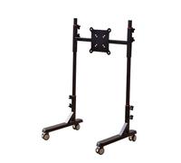 Soporte De TV Móvil con Ruedas, Soporte De Suelo para TV LCD con Simulador De Carreras, Soporte De Monitor con Ruedas Y Altura Ajustable, para Pantallas De 32 A