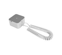 Soporte de TV remoto, magnético de control caddy, organizador anti Theft con diseño retráctil, montaje de cadena remota para espalda, pared, capa, cama y hogar, color blanco y negro