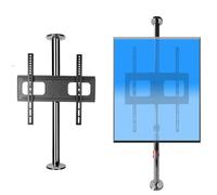 Soporte De TV - Soporte De Pared Divisoria para TV LCD De 32 A 55 Pulgadas, Marco Giratorio De 360 Grados, Estante Giratorio para Pared Divisoria, Base Giratoria para Mueble De TV(86-114cm)