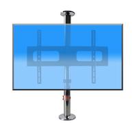 Soporte De TV - Soporte De Pared Divisoria para TV LCD De 32 A 55 Pulgadas, Marco Giratorio De 360 Grados, Estante Giratorio para Pared Divisoria, Base Giratoria para Mueble De TV(86-114cm)