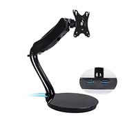Soporte de TV, soporte de TV de mesa con ajuste de ángulo de inclinación de 90°, base de TV de mesa ajustable en altura de 9-41 cm, se adapta a televisores de perfil bajo de 13-27 pulgadas beautiful